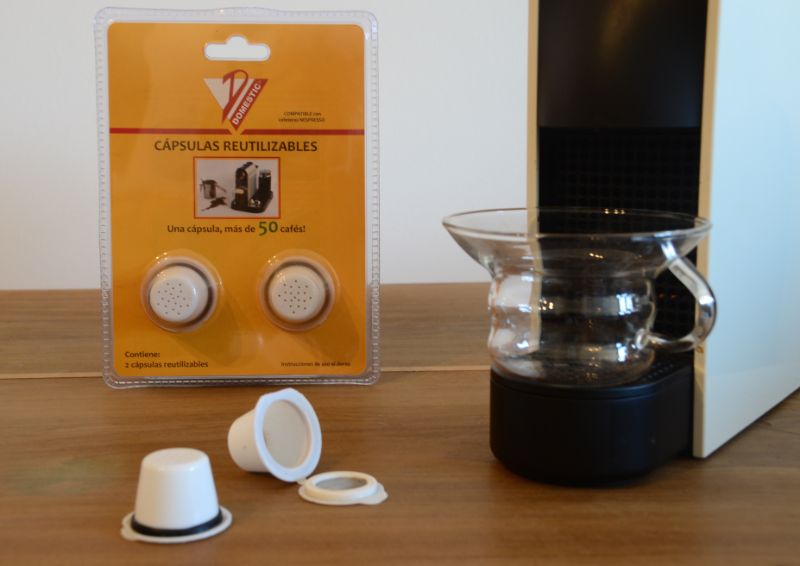 Cápsulas de café reutilizables Domestic para Nespresso 2 u. - Carrefour