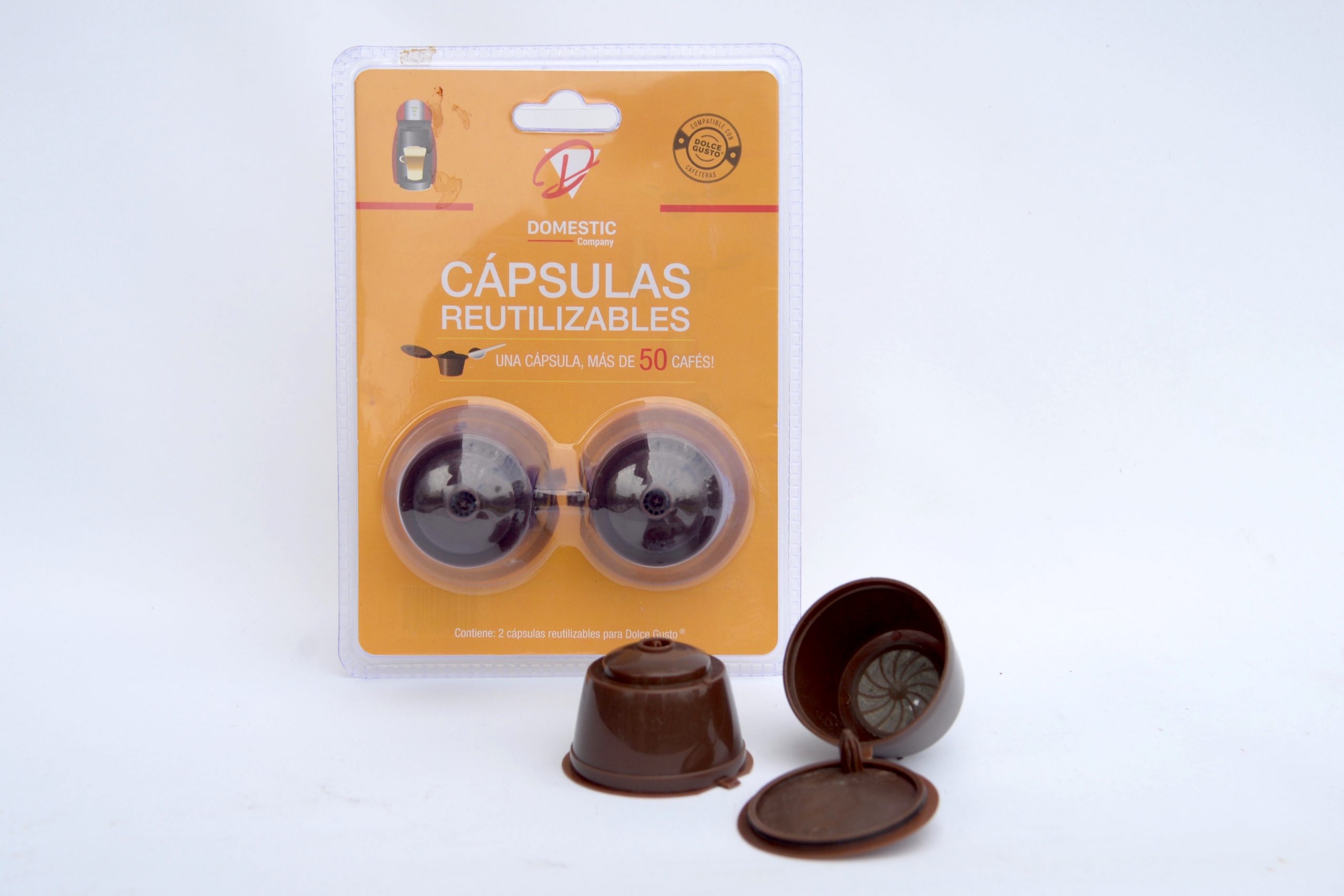 Cápsulas de café reutilizables Domestic para Dolce Gusto 2 u. - Carrefour